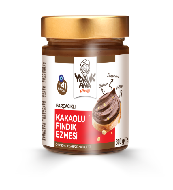 Parçacıklı Kakaolu(%41) Fındık Ezmesi 300 GR