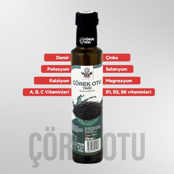 Yörük Ana Çörek Otu Yağı 250 ML