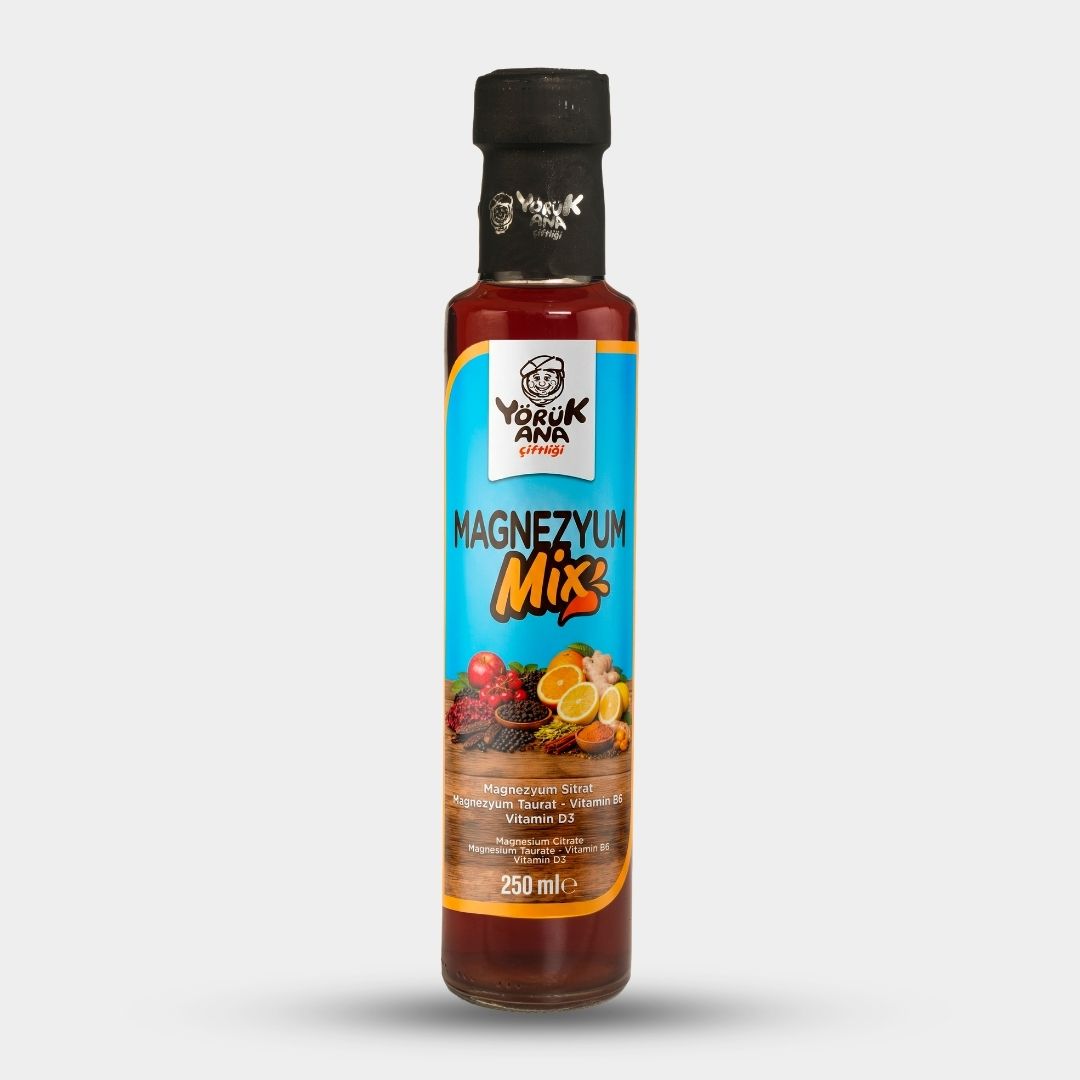 Stres, kas krampları ve uyku problemleri için doğal destek. Magnezyum Mix ile vücudunu dengele ve rahatla.