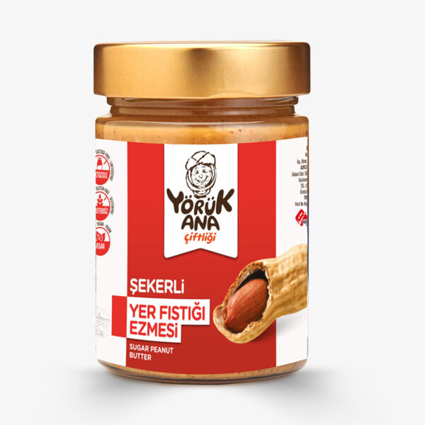 Yörük Ana Şekerli Yer Fıstığı Ezmesi